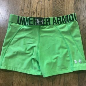 Under armour green shorts